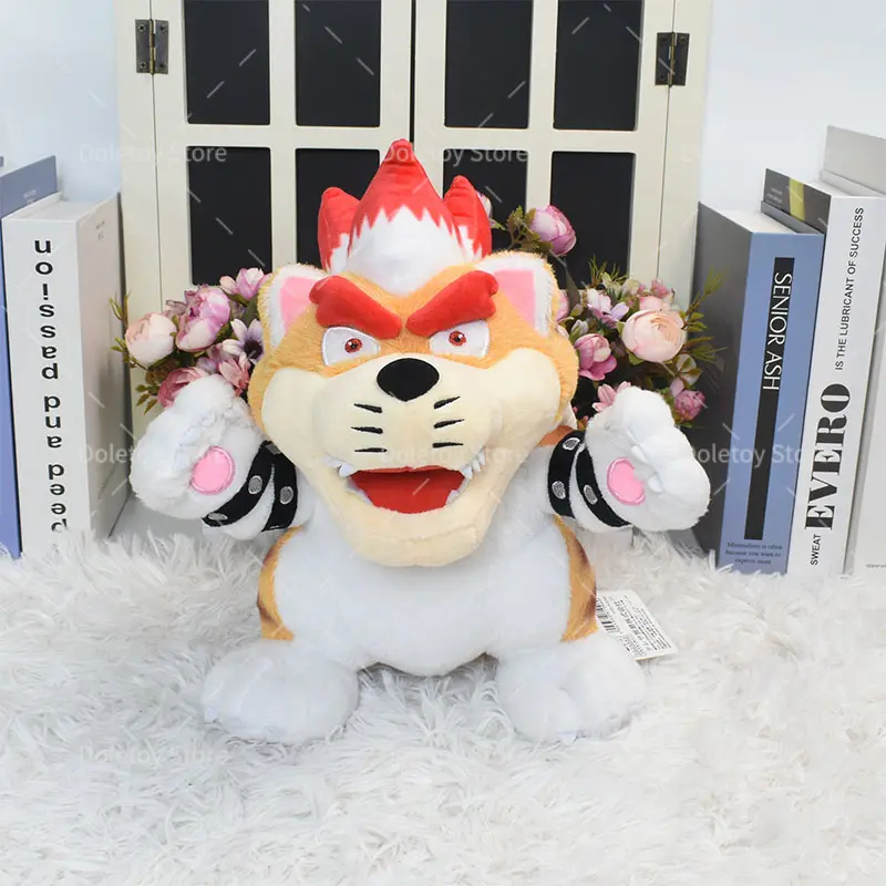 16 Styles Mario Bros Plush Wonder Bowser Jr Meowser King K.Rool Fury Bowser Anime Stuffed Cartoon Peluche Dolls Kids Gifts