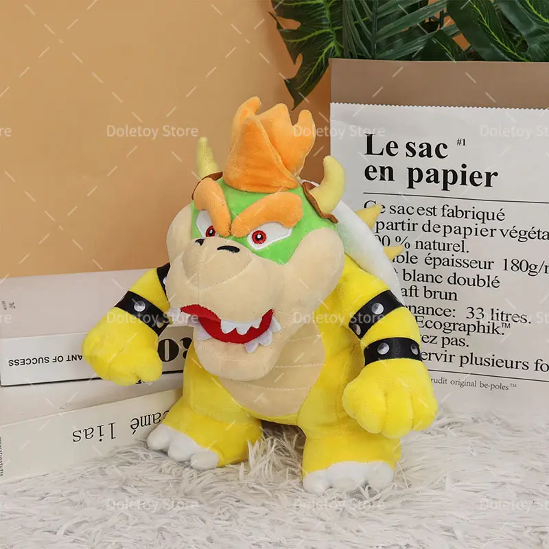 16 Styles Mario Bros Plush Wonder Bowser Jr Meowser King K.Rool Fury Bowser Anime Stuffed Cartoon Peluche Dolls Kids Gifts