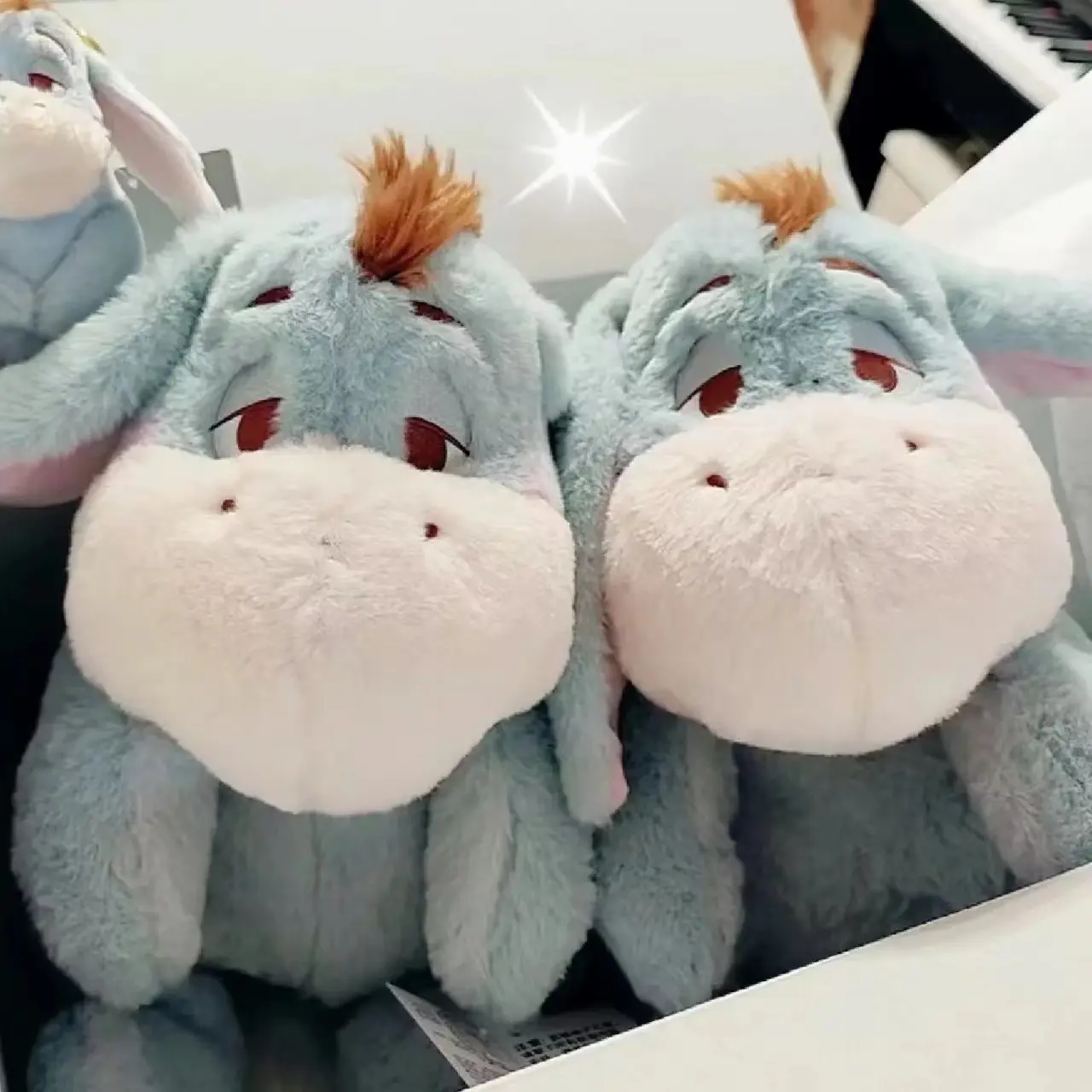 Disney Winnie The Pooh Eeyore Piglet Plush Toy Animal Donkey Pig Cartoon Anime Figure Room Decor Cushion Pillow Peluches Gift