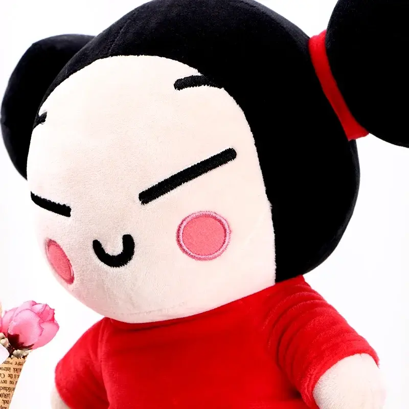 30cm Kawaii Pucca and Garu Plush Toys China Doll Cartoon Cute Soft Stuffed Dolls Figure Sleeping Pillow Children's Birthday Gift