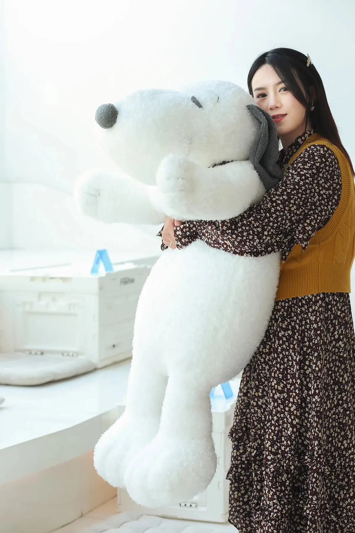 Big Size Snoopy Surroundings Extra Large Puppy Dog Doll Pillow Snoopy Cushion Fill Doll Snoopy Puppy Plush Doll Birthday Gift