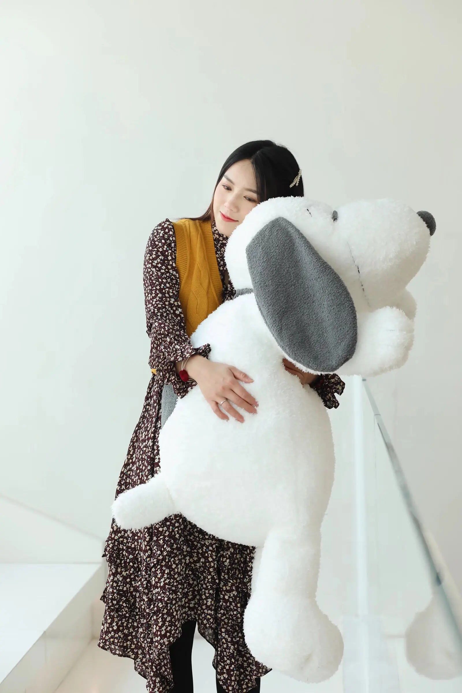 Big Size Snoopy Surroundings Extra Large Puppy Dog Doll Pillow Snoopy Cushion Fill Doll Snoopy Puppy Plush Doll Birthday Gift