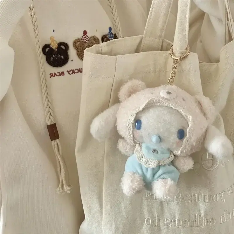 Sanrio Pacifier My Melody Doll New Hello Kitty Baby Doll Toy Backpack Pendant Kawaii Cinnamoroll Keychain Decoration Toy Gift