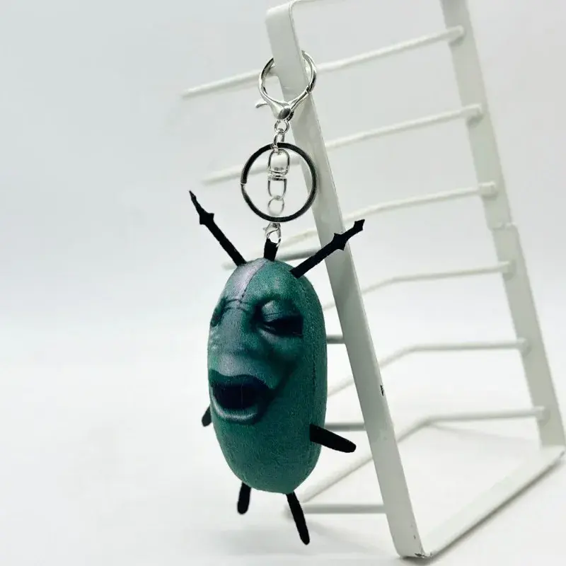 20cm Plankton Meme Plush Anime Figure Plush Funny Abstract Cartoon PP Cotton Pendant Keychain Doll Model Ornament Gifts Toys