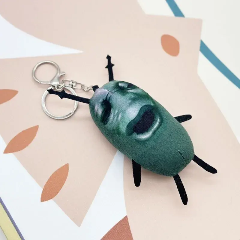 20cm Plankton Meme Plush Anime Figure Plush Funny Abstract Cartoon PP Cotton Pendant Keychain Doll Model Ornament Gifts Toys