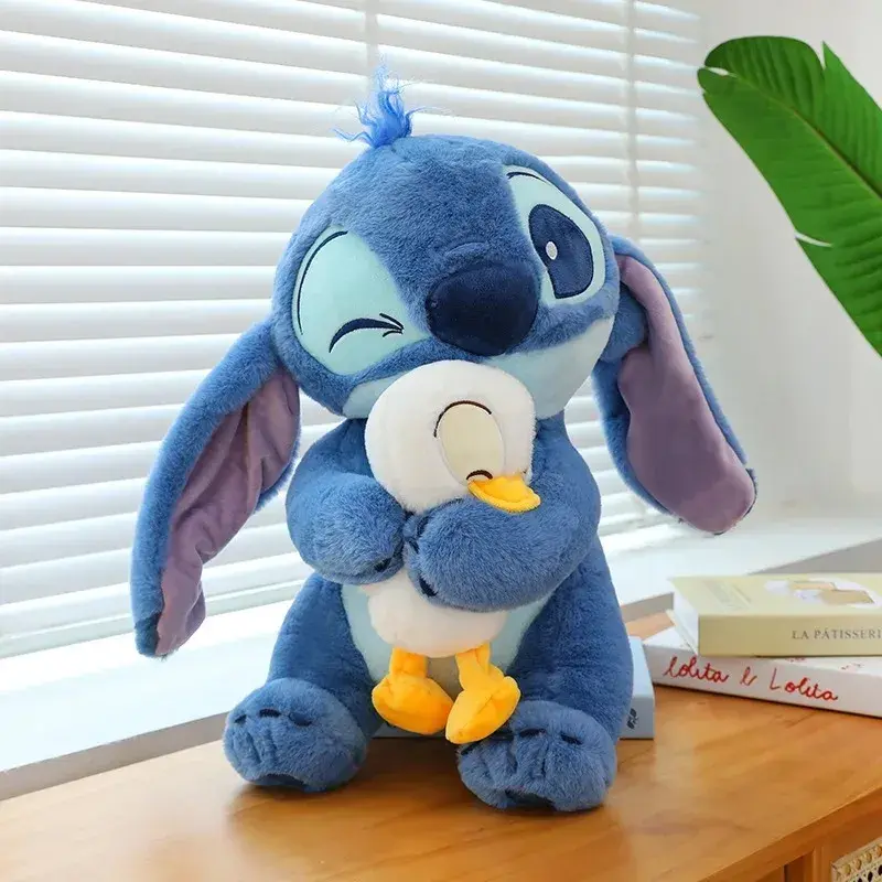 Miniso Plush Doll Stitch Lilo Doll Cute Duck Stitch Plush Stuffed Toy Christmas Children's Birthday Gift Kawaii Decoration Toys