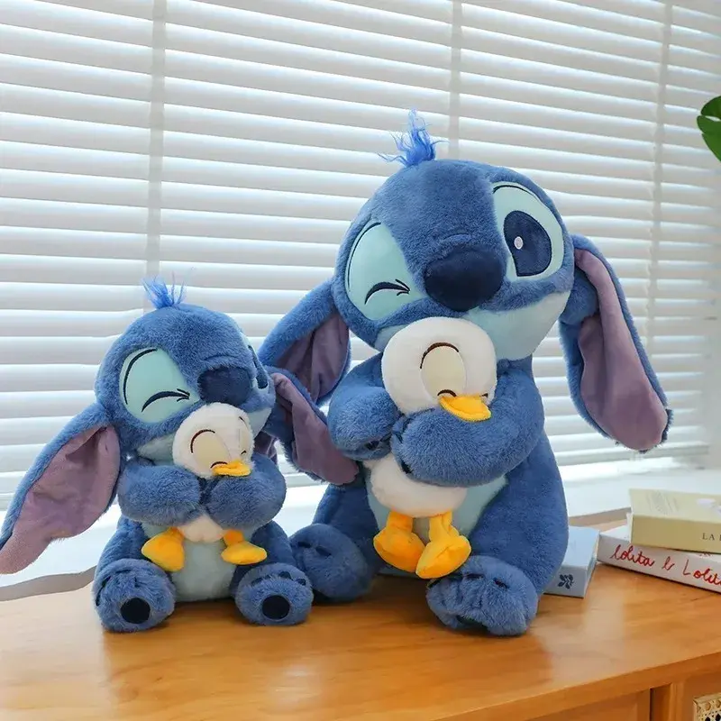 Miniso Plush Doll Stitch Lilo Doll Cute Duck Stitch Plush Stuffed Toy Christmas Children's Birthday Gift Kawaii Decoration Toys