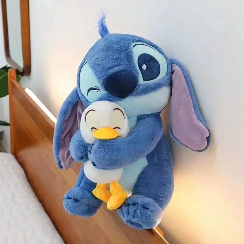 Miniso Plush Doll Stitch Lilo Doll Cute Duck Stitch Plush Stuffed Toy Christmas Children's Birthday Gift Kawaii Decoration Toys