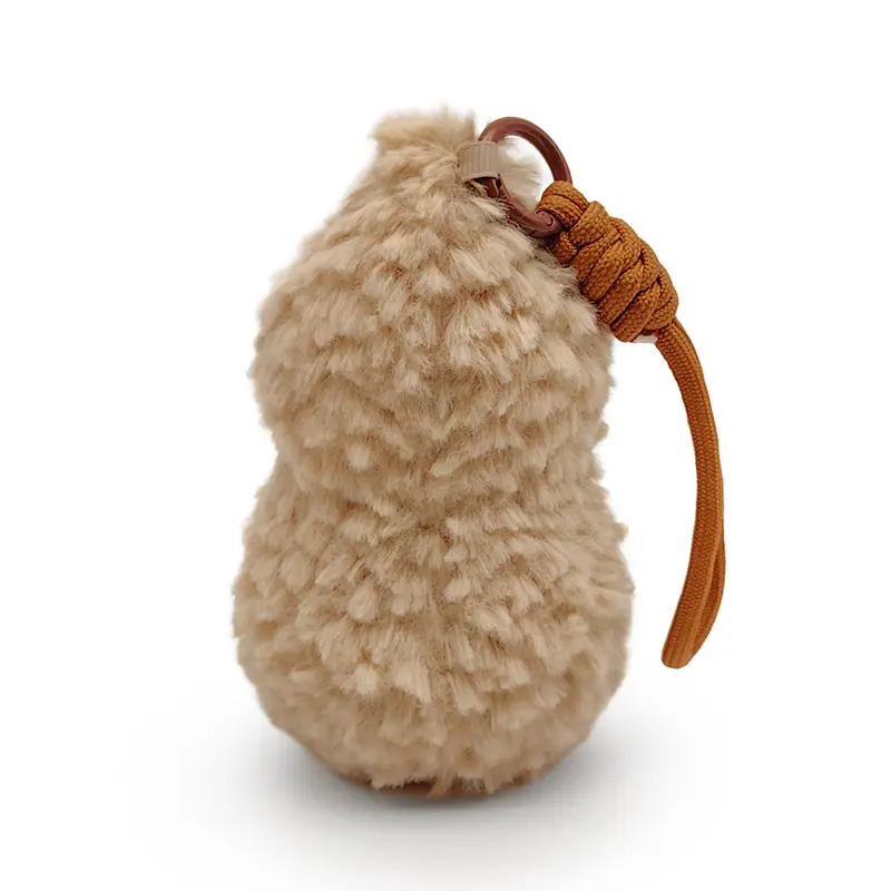 Small Peanut Plush Doll Kawaii Room Decor Pendant Live Room Decor Anime Keychain Stuffed Toy Girlish Gift for Kid