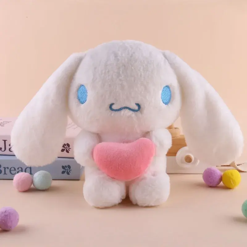 22cm Sanrio Hello Kitty Plush Doll Toy Cartoon Girls Soft Stuffed Animal Kuromi Pillow Doll My Melody Cinnamoroll Doll Gift Toys