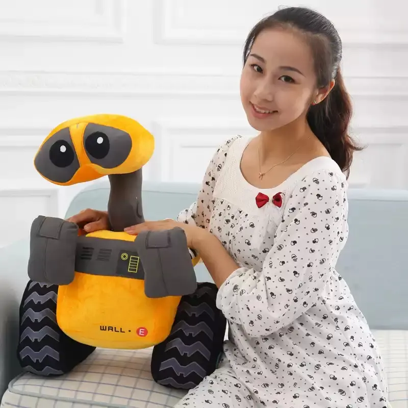 Cartoon WALL-E Vivid Robot Plush Toy Wall E Minion Robot soft Stuffed Movie Anime Plush Doll Toy Home Decor Birthday Gift