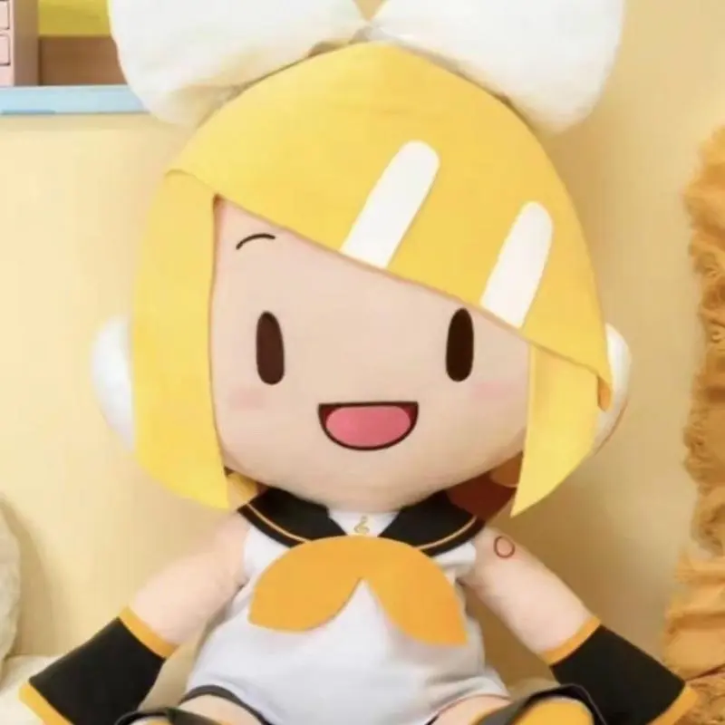Plush Doll Hatsune Miku Anime Decorate Ragdoll Stuffed Animals Portable Girl Gift Toy Figures Rin Kagamine Len Kagamine Cute