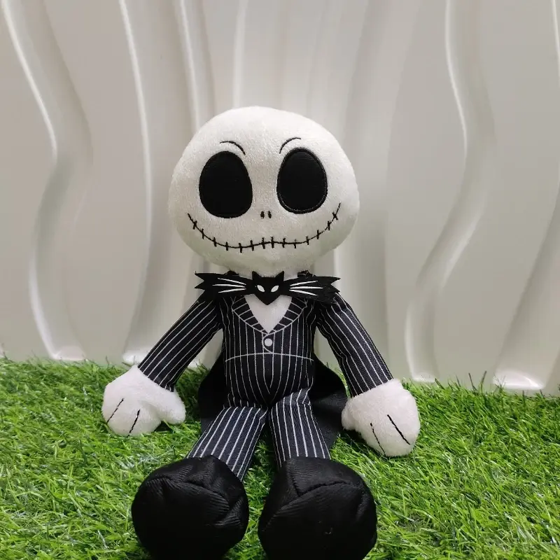 Disney The Nightmare Before Christmas Jack Skellington Sally Zero Dog Short Plush Doll Anime Figures Cartoon Children Halloween