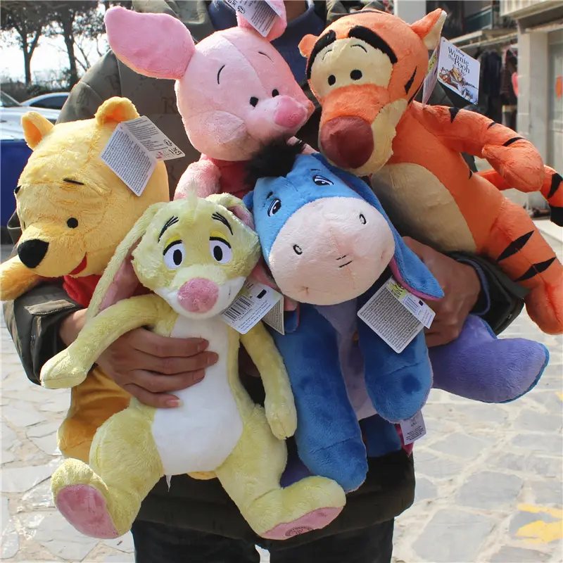 Disney 1piece winnie the pooh bear and tigger Eeyore donkey Piglet pig Pooh Bear stuffed gift toys boys girl's brithday  gift