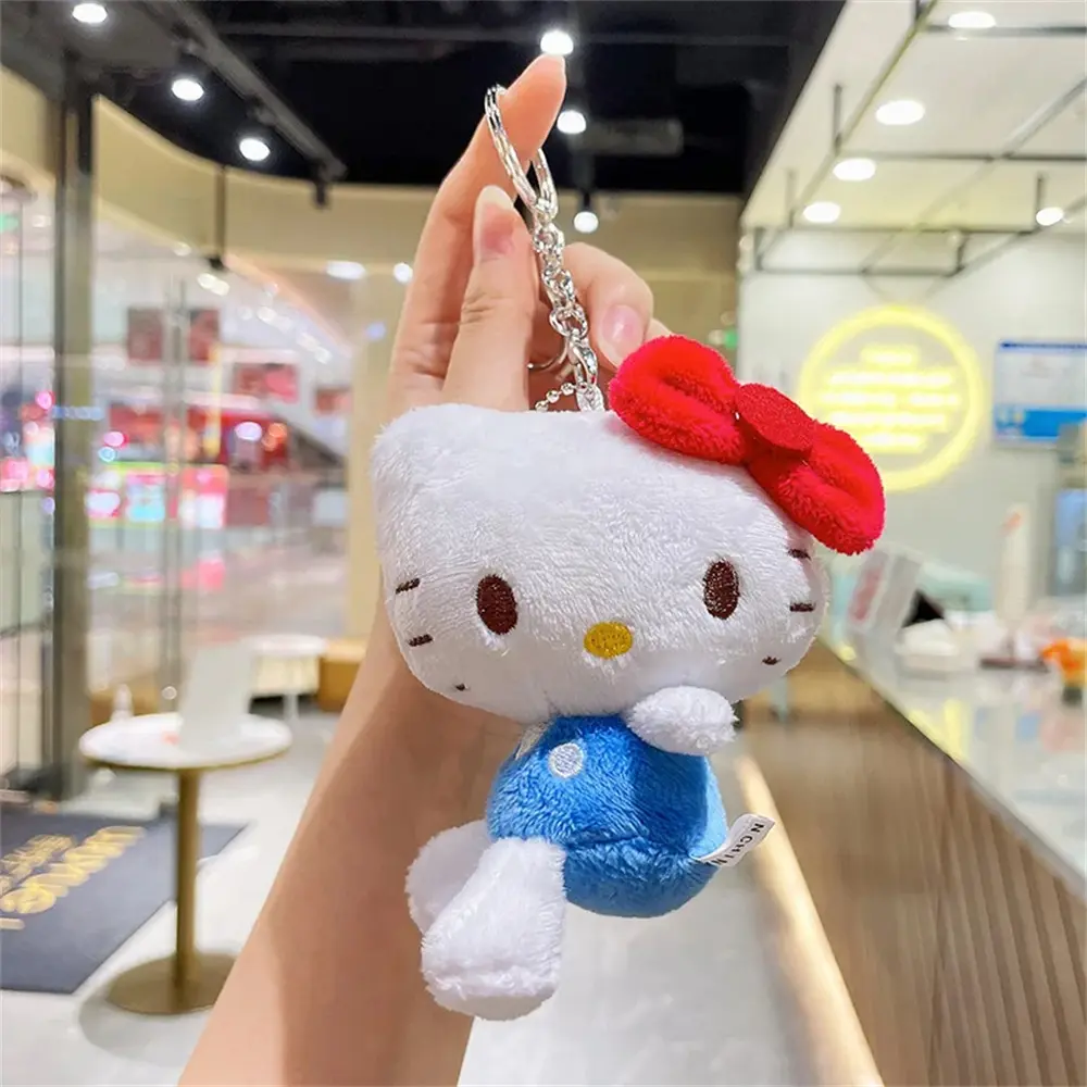 Sanrio Hello Kitty My Melody Plush Toys Cinnamoroll Pompompurin Cartoon Figure Stuffed Dolls Girls Birthday Ornaments Gifts