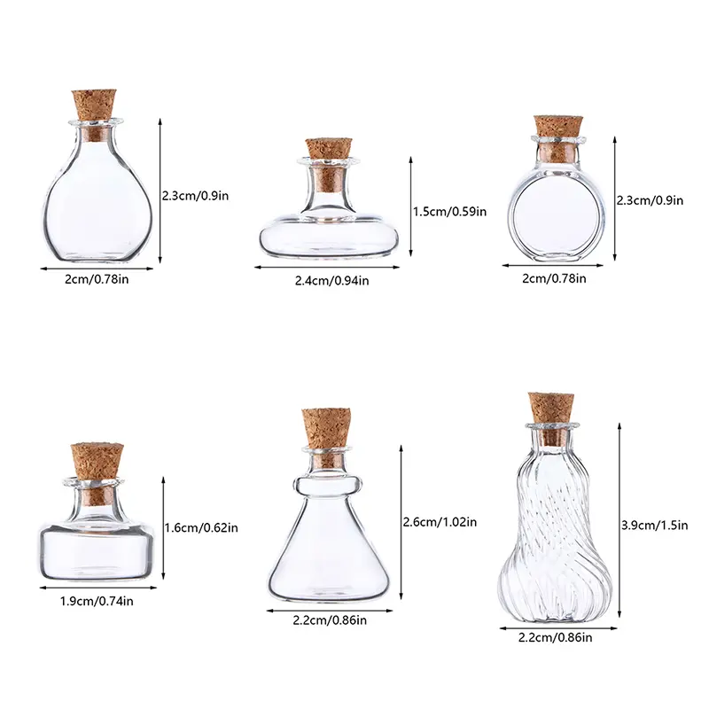1/12 Scale Miniature Dollhouse Glass Vase Mini Stripe Wishing Glass Bottle Simulation Vase Model for Doll House Accessories Toy