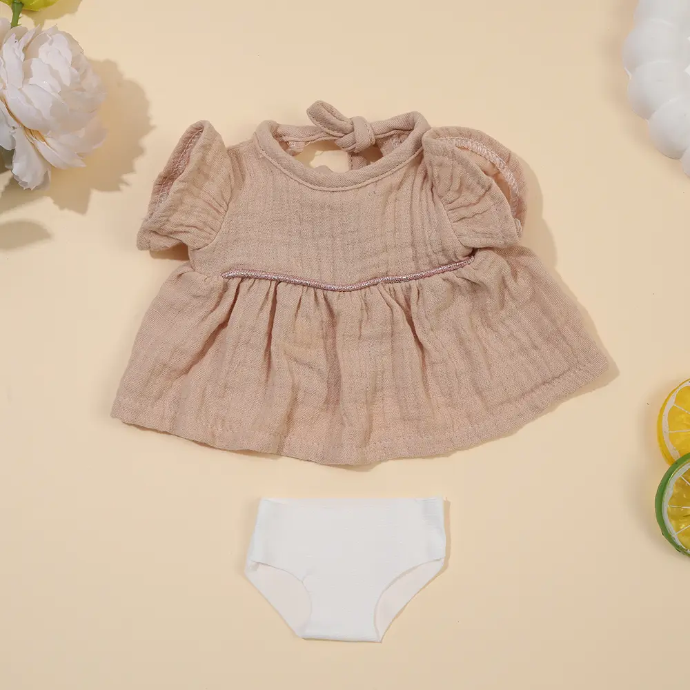 Doll clothes for 13 Inch 33CM Dolls Baby Toys Doll accessories Vest Dress Doll Clothes For 13 Inch American Reborn Baby Dolls