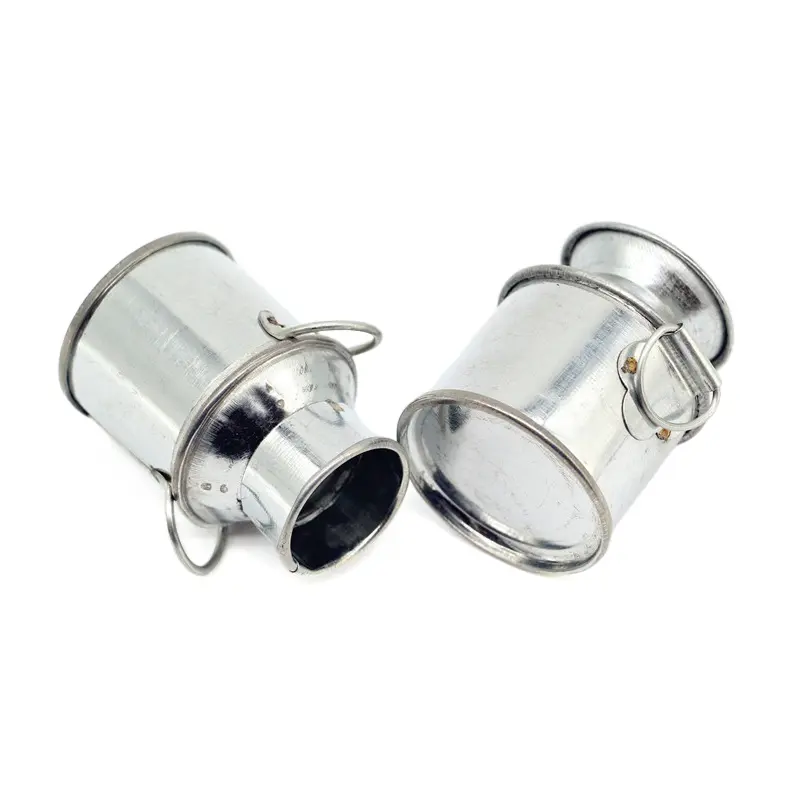 Fashion Farm Metal Milk Can Kettle Pot 1:12 Doll House Miniature Accessories For Kids Gift Mini Doll Toy Decoration Crafts