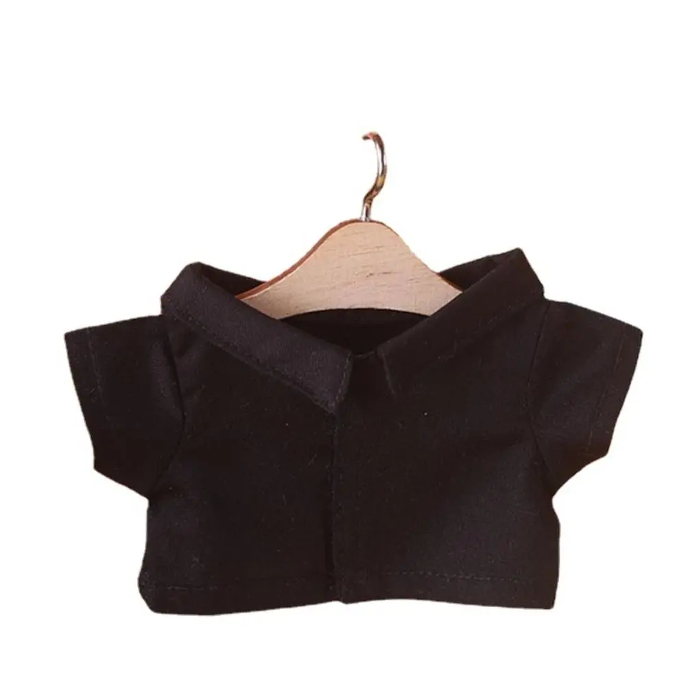 15/20cm Cotton Doll Clothes Stripe Shirt Mini Clothes For Cotton Stuffed Dolls Toys Dolls Accessories Idol Doll Outfit T-shirt