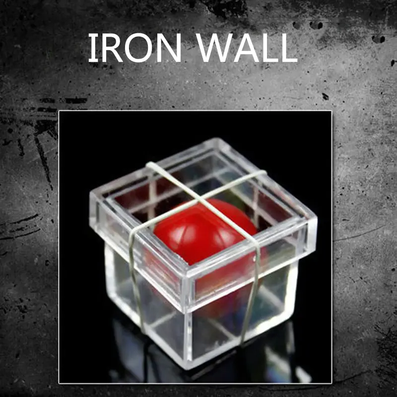 Classic Magic Toy Magical Ball into Box Space Shift Magic Props Novelty Gag for Kids Adult Close-up Trick Prop Magic Kit