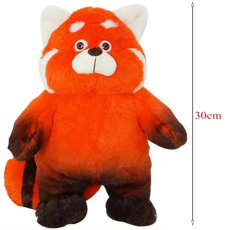 25cm Disney Kawaii Pixar Turning Red Panda Plush Doll Toys Mei Turning Red Bear Peripheral Stuffed Doll Birthday Gift For Girls