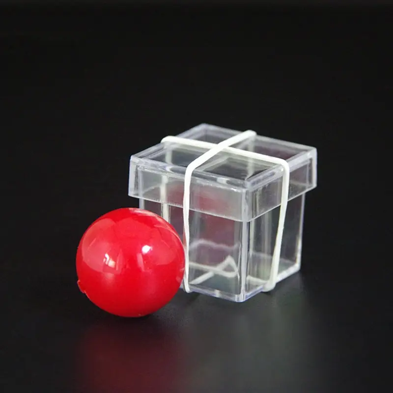 Classic Magic Toy Magical Ball into Box Space Shift Magic Props Novelty Gag for Kids Adult Close-up Trick Prop Magic Kit