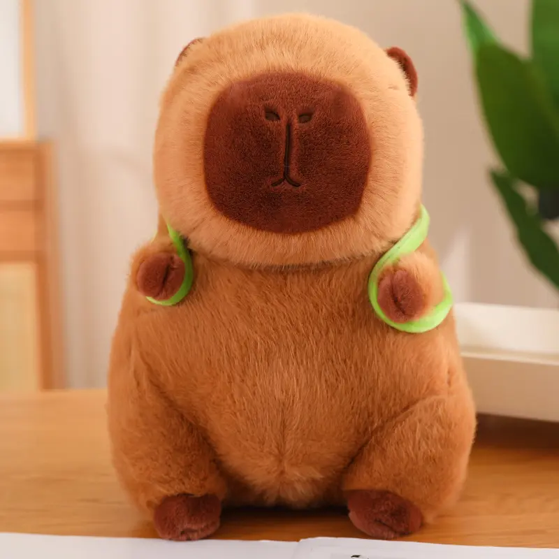 Hot Capybara Plush Fluffty Toy Kawaii Chubby Cute Doll Stuffed Animals Soft Gift  For Kid