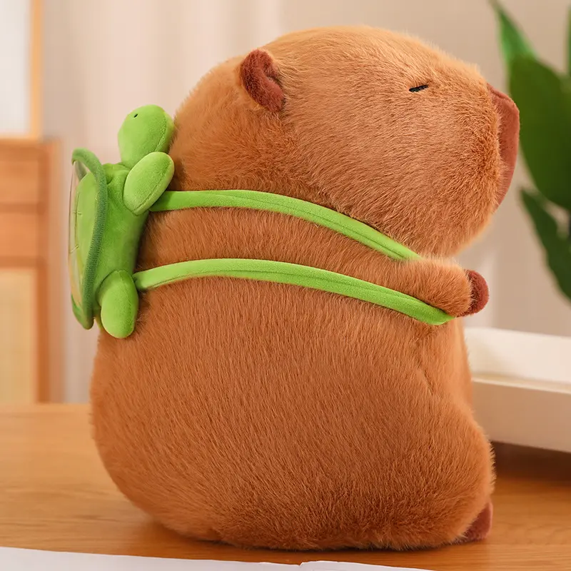 Hot Capybara Plush Fluffty Toy Kawaii Chubby Cute Doll Stuffed Animals Soft Gift  For Kid
