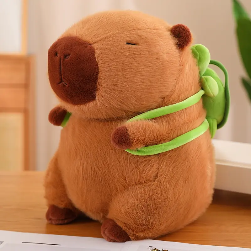 Hot Capybara Plush Fluffty Toy Kawaii Chubby Cute Doll Stuffed Animals Soft Gift  For Kid