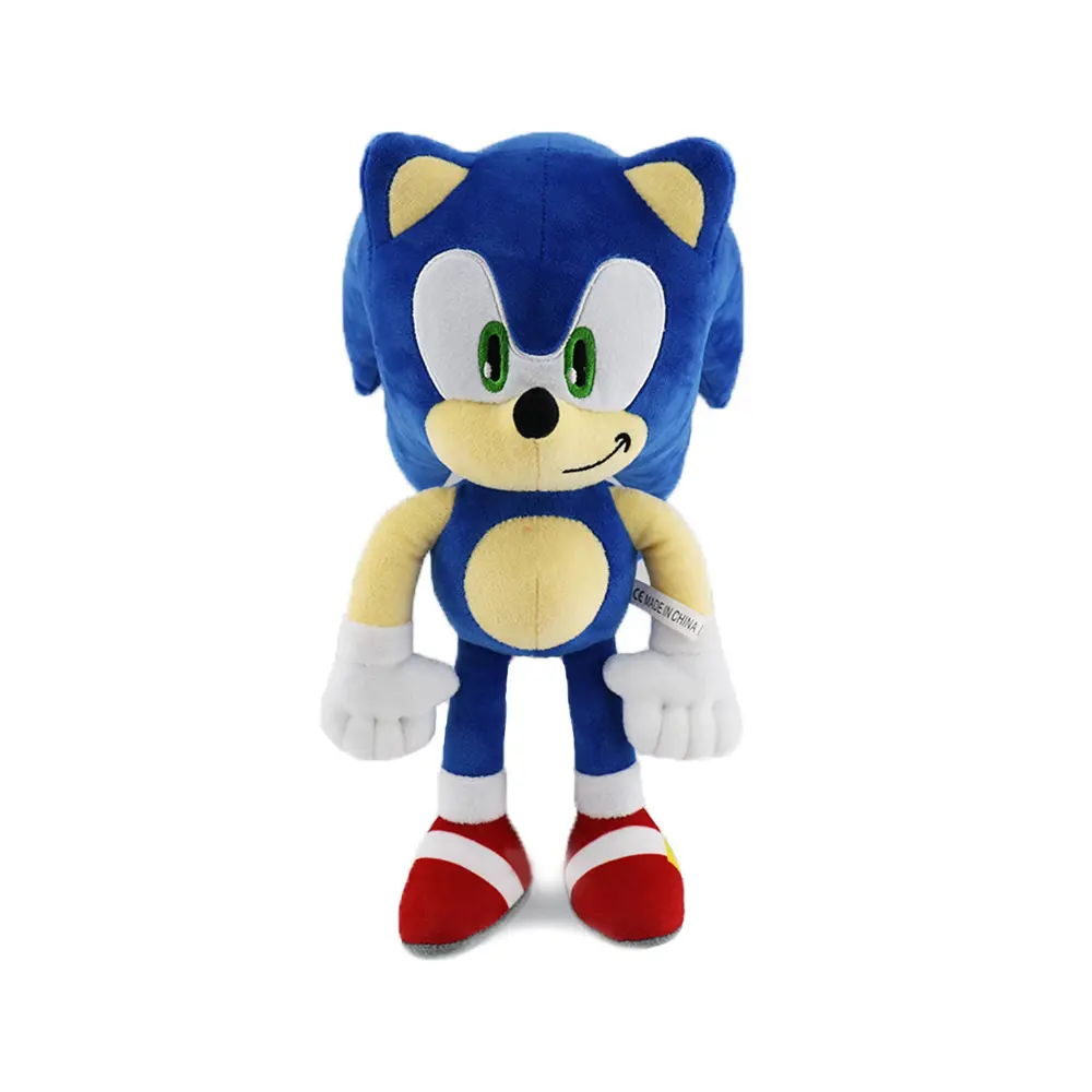 ~ Machine Metal Sonic Plush Toy Doll children's toy doll 28cm soft plush toy high quality with knuckles and birthday Gift HOT