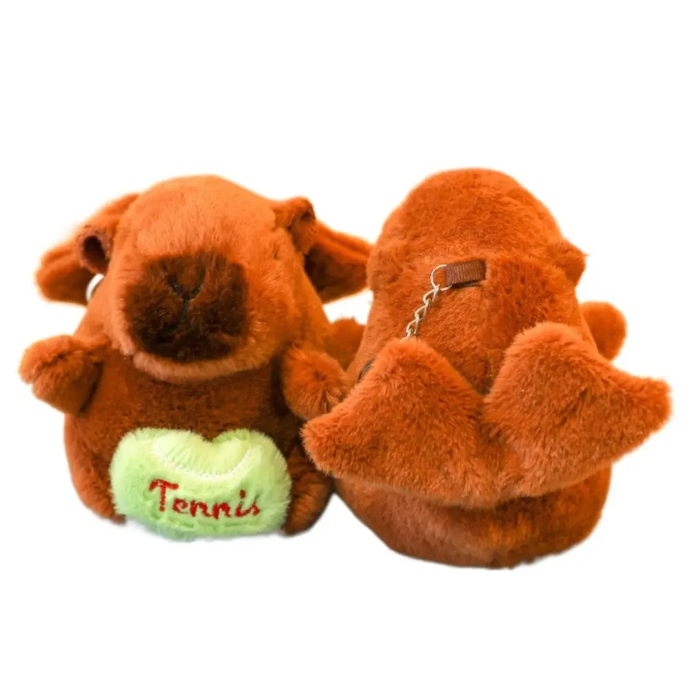 Cute Capybara Plush Toy with Wings Small Size Plush Pendant Hoodie Stuffed Animals Simulation Doll Birthday Party