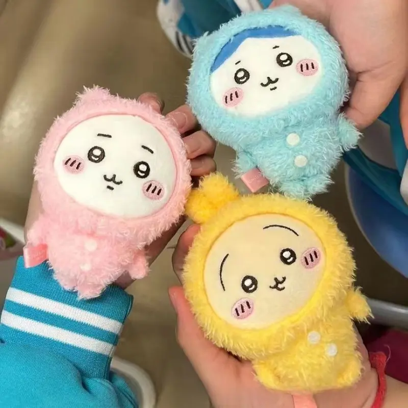 Kawaii Chiikawa Plush Keychain Cute Anime Figure Collect Doll Pendant Mini Hanging Toy for Boys Girls Schoolbag Birthday Gift
