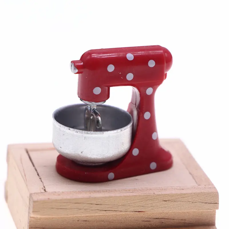 1:6 1:12 Dollhouse Miniature Kitchen Modern Mixer Model Furniture Accessories Toys Dollhouse Miniature Accessories Blender