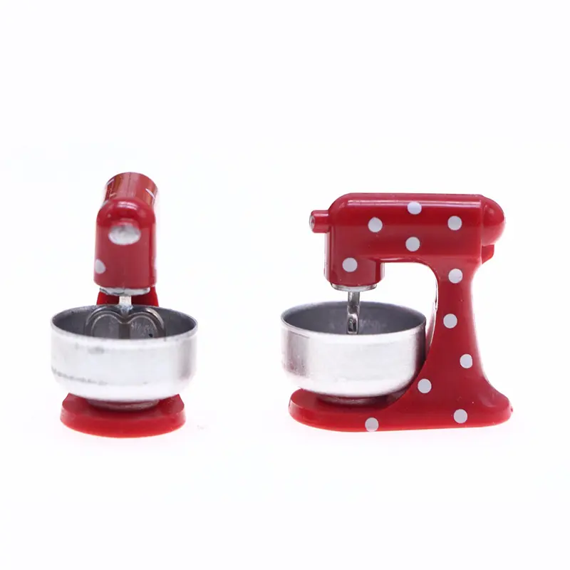 1:6 1:12 Dollhouse Miniature Kitchen Modern Mixer Model Furniture Accessories Toys Dollhouse Miniature Accessories Blender