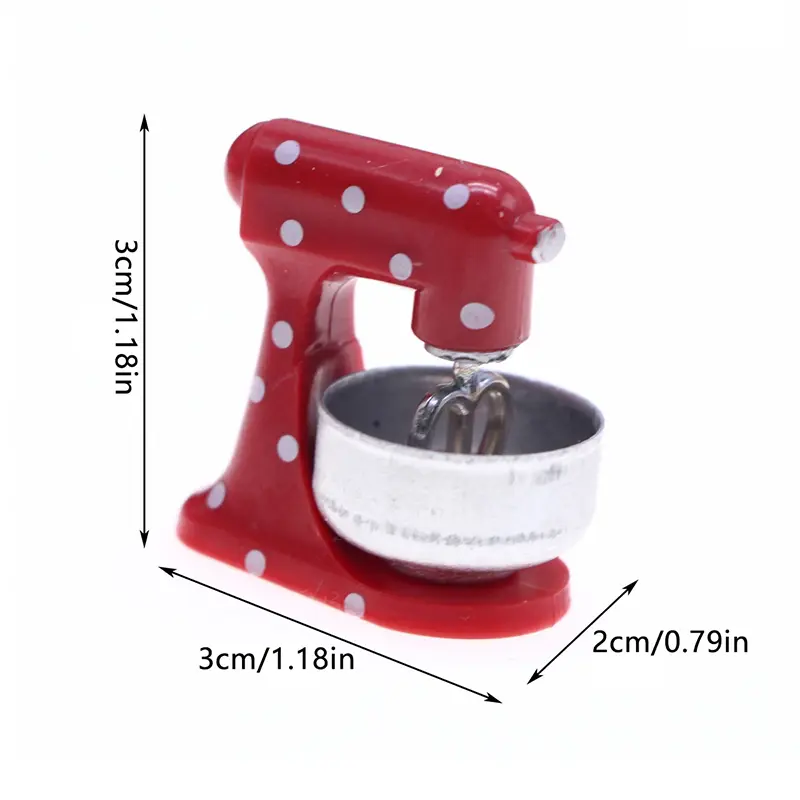 1:6 1:12 Dollhouse Miniature Kitchen Modern Mixer Model Furniture Accessories Toys Dollhouse Miniature Accessories Blender