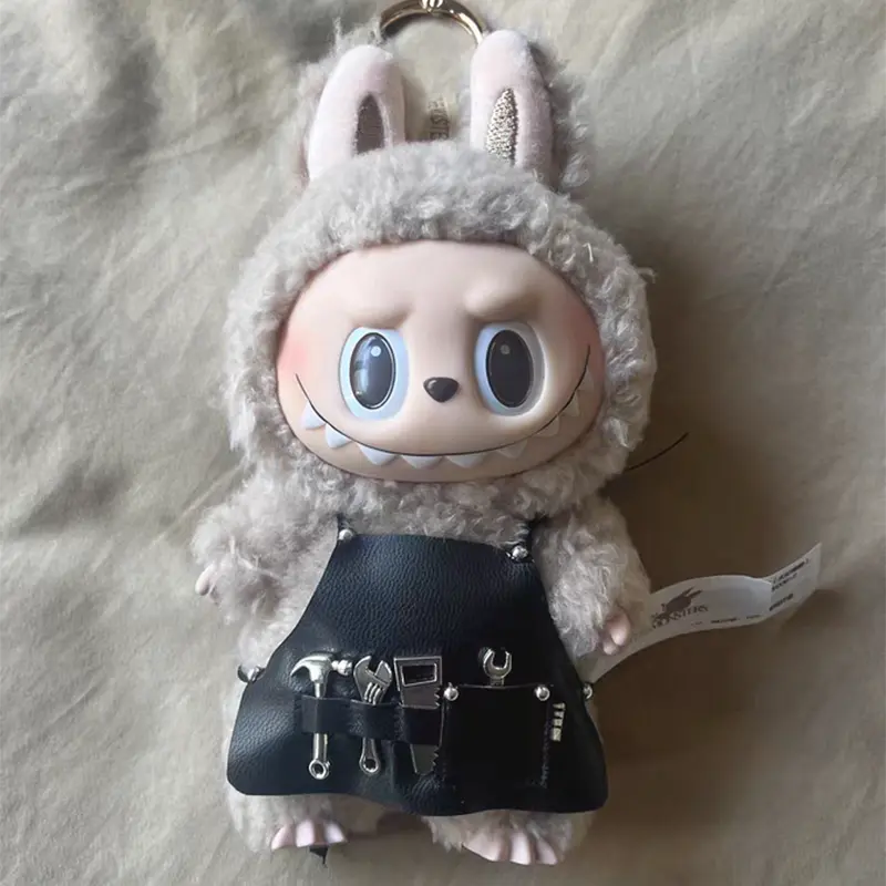17cm Labubu Repairman Apron Ob11 Clothes 10cm Cotton Doll Bib Bjd Doll Accessories Mini Repair Tools Cute Toys