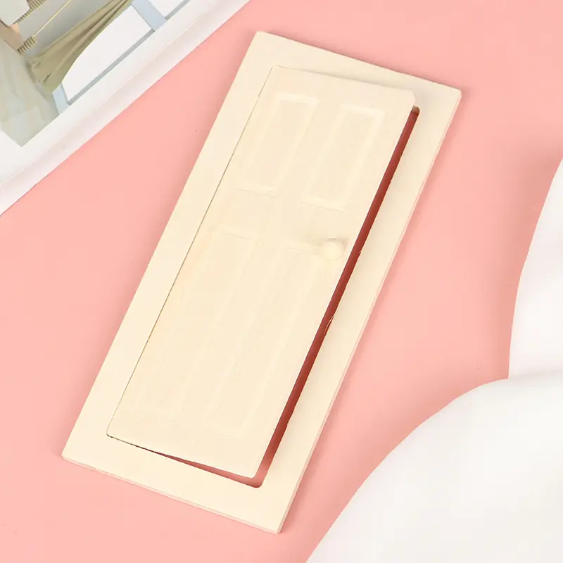 1PCS 1/12 Scale Miniature Interior Wooden Door Furniture Accessories For DIY Doll House Decorations Kids Toys Gift