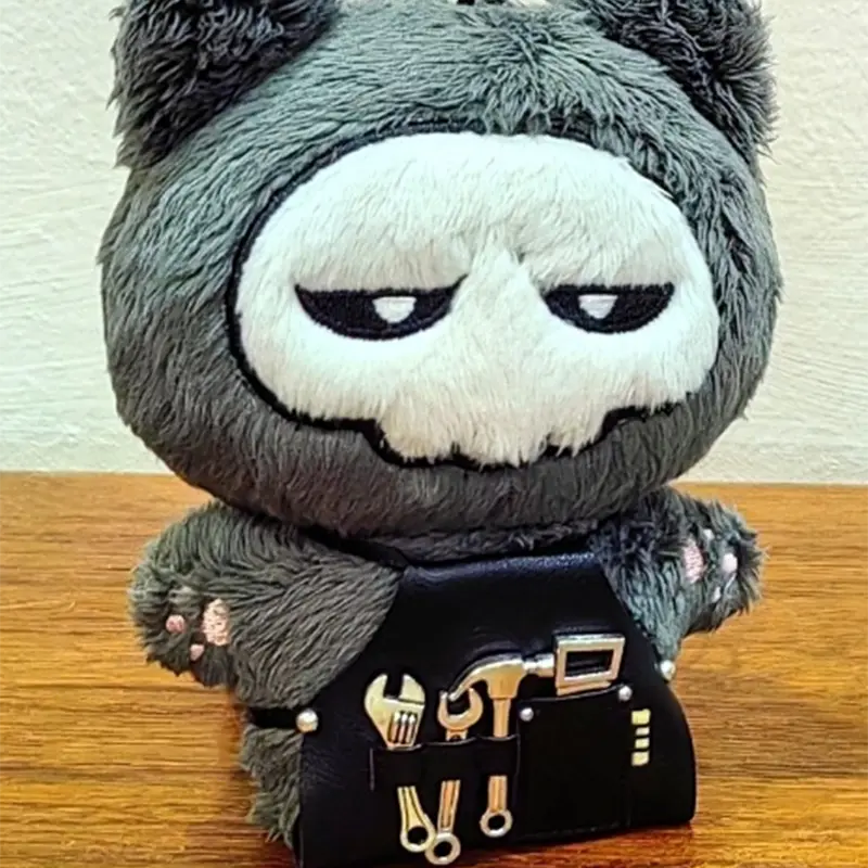 17cm Labubu Repairman Apron Ob11 Clothes 10cm Cotton Doll Bib Bjd Doll Accessories Mini Repair Tools Cute Toys
