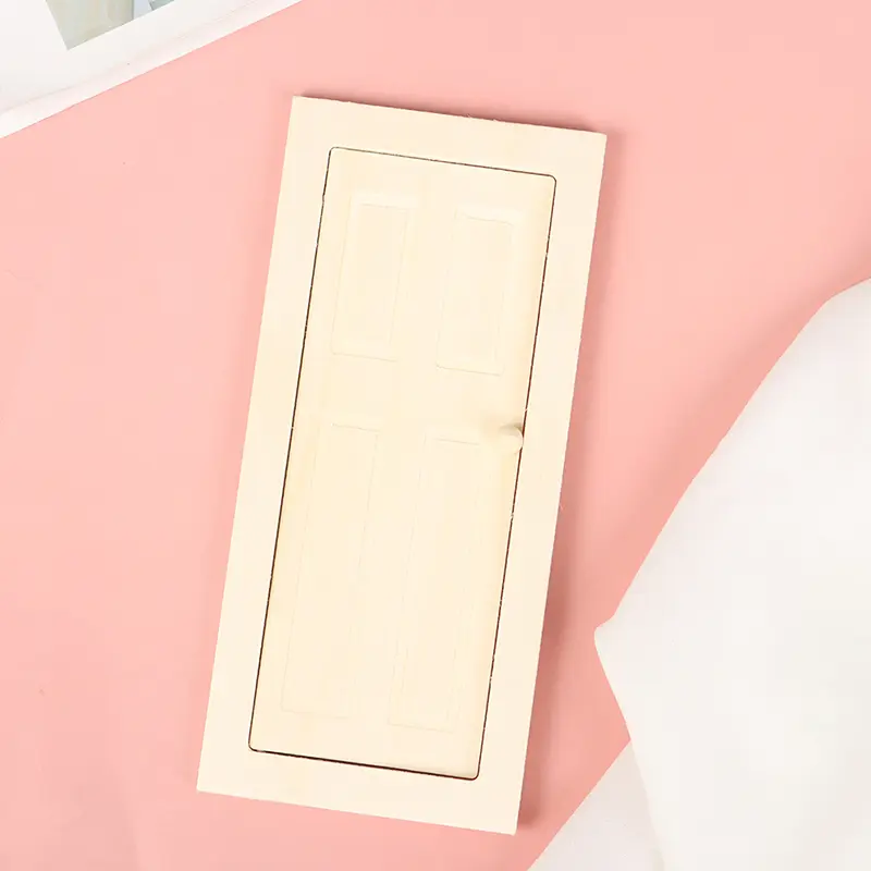 1PCS 1/12 Scale Miniature Interior Wooden Door Furniture Accessories For DIY Doll House Decorations Kids Toys Gift
