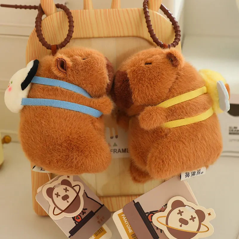12~33CM Kapibala Capybara Plush Toy Capybara Back Tortoise Honeybee Oysters Doll Cute Doll Guinea Pig Doll Boy Girl Anime Kawaii