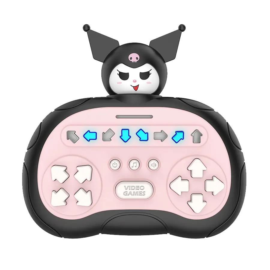 Pikachu Puzzle Quick Push Game Pop Up Fidget Bubble Electronic Pop it Pro Game Light AntiStress Toys For Adult Kids Gift 2025