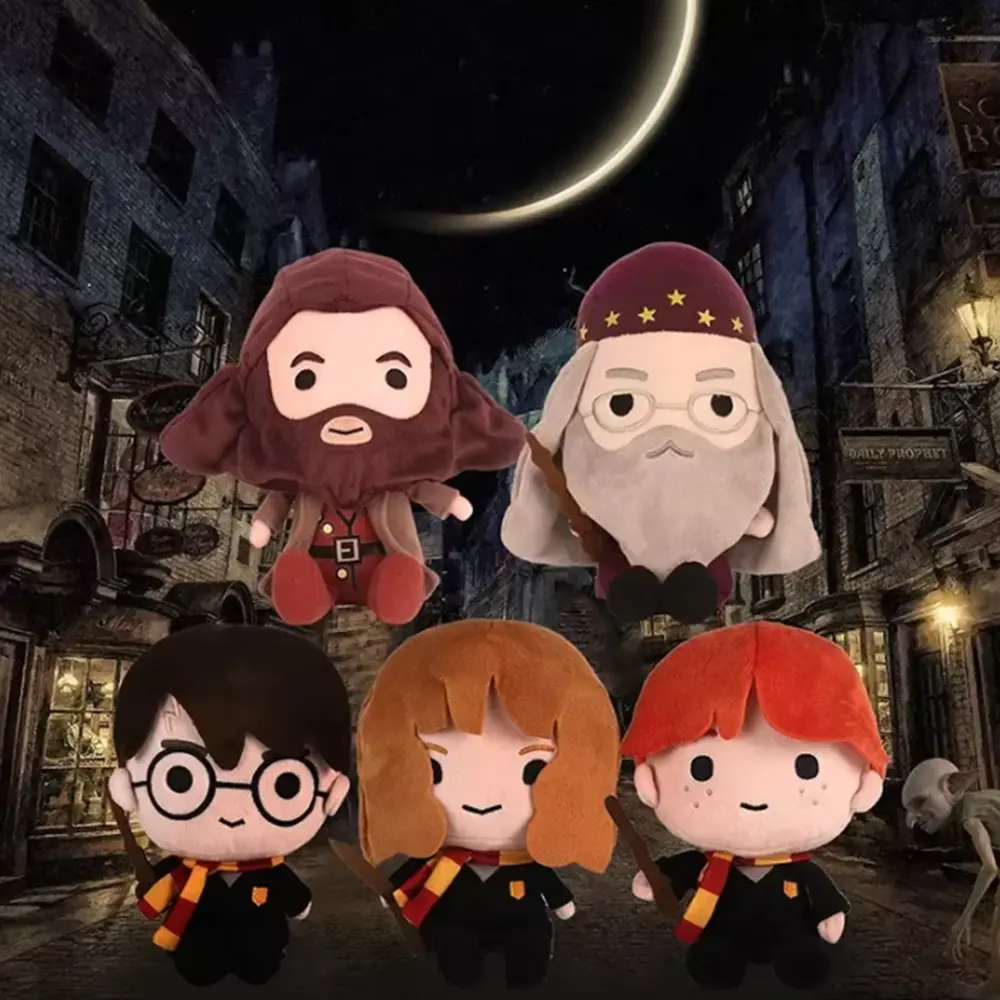 20cm New Original Harry Potter Plush Toy Scarf Ron Movie TV Stuffed Toys Doll Character Plush Doll PP Cute Birthday Gift