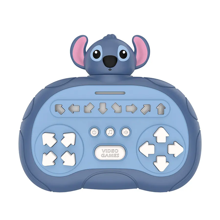 New Stitch Quick Push Game Pop Up Fidget Bubble Electronic Pop it Pro Game Light AntiStress Toys For Adult Kids Gift Fan gifts