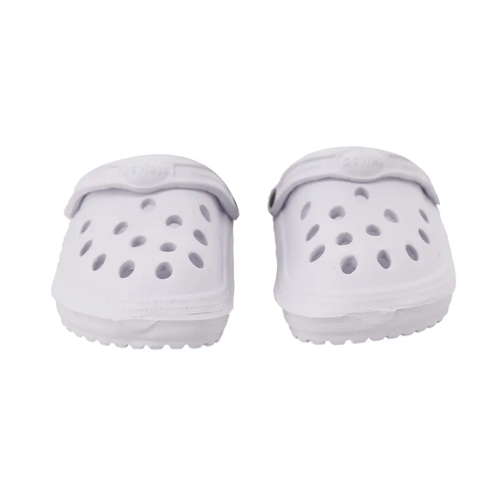7Cm Plastic Sandals Hole Style  For 18Inch American Doll&43Cm New Reborn Baby Our Generation,Doll Accessories Toys,Gifts