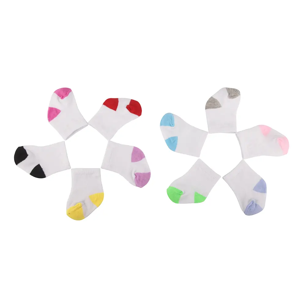 New Arrived Two-tone Knitted Socks For American 18 Inch Girl Doll Cotton Fashion Doll Sock For 43cm Baby New Born Doll Girls Toy