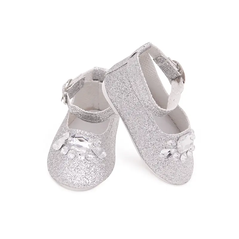 7cm Pu Leather Doll Shoes Canvas Shoes Sneakers Plush Slippers For 18 inch American&43cm Baby New Born Doll Accessories Toy