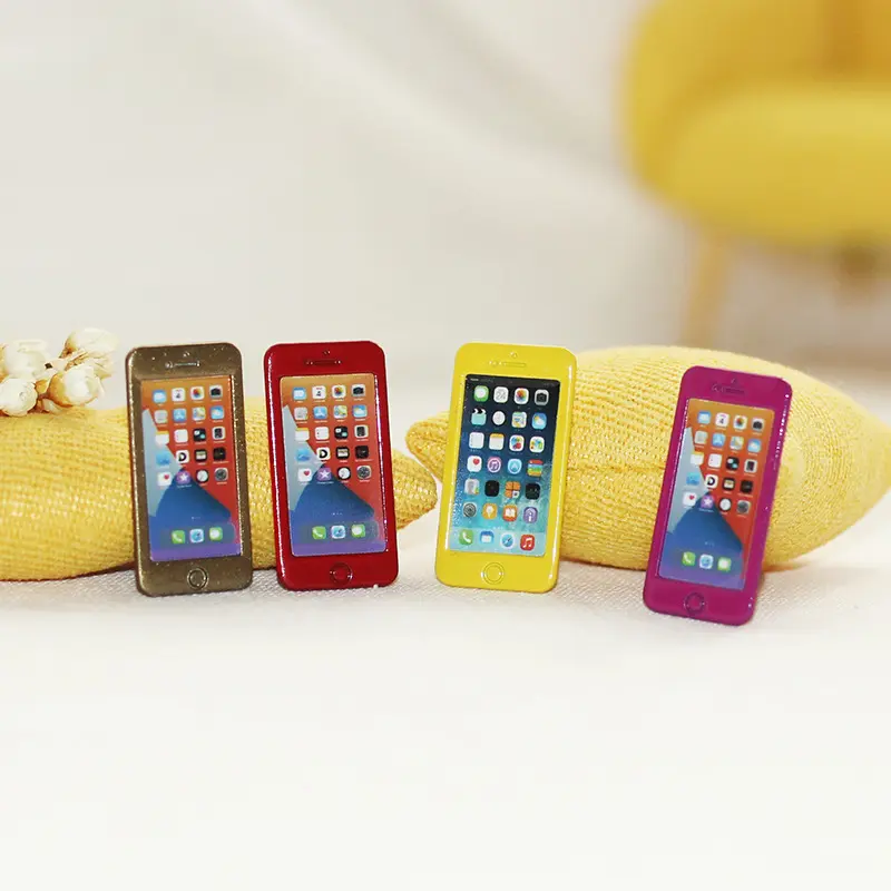 Doll House Ipad Mobile Phone Model Toy,for 1/8 1/6 1/12 BJD Doll (obitsu11,GSC Molly DOD) Labubu Macaron Dollhouse Miniature Toy
