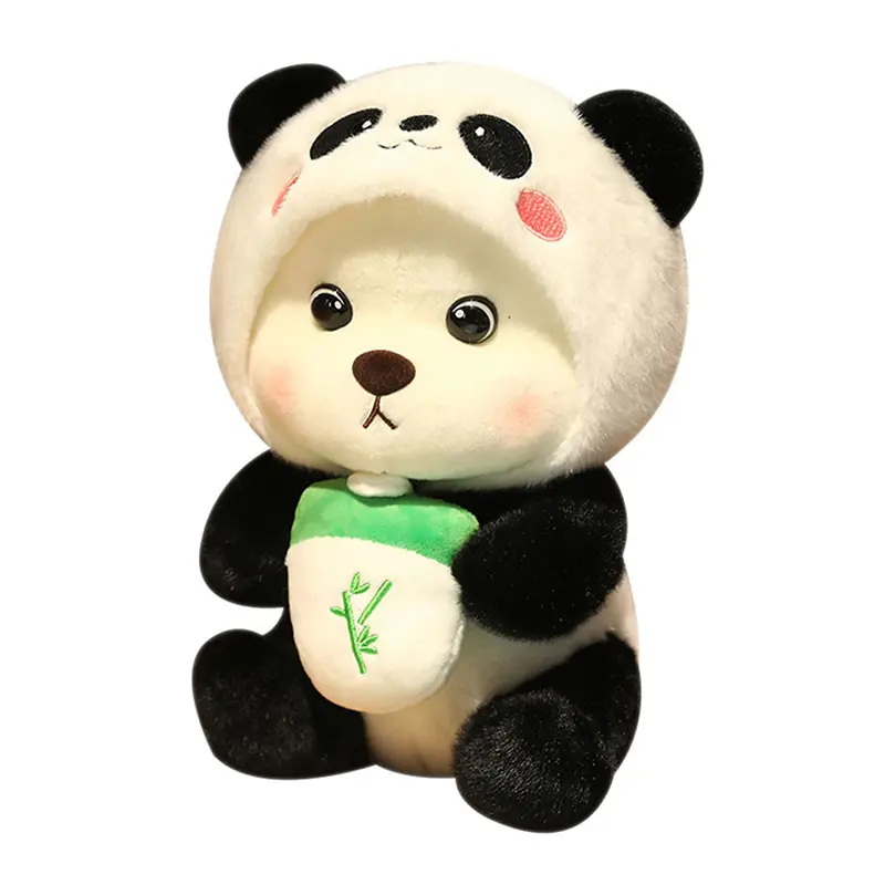 Crossdressing Capibara Unicorn/Panda Teddy Bear Doll Plush Toys Gift For Children