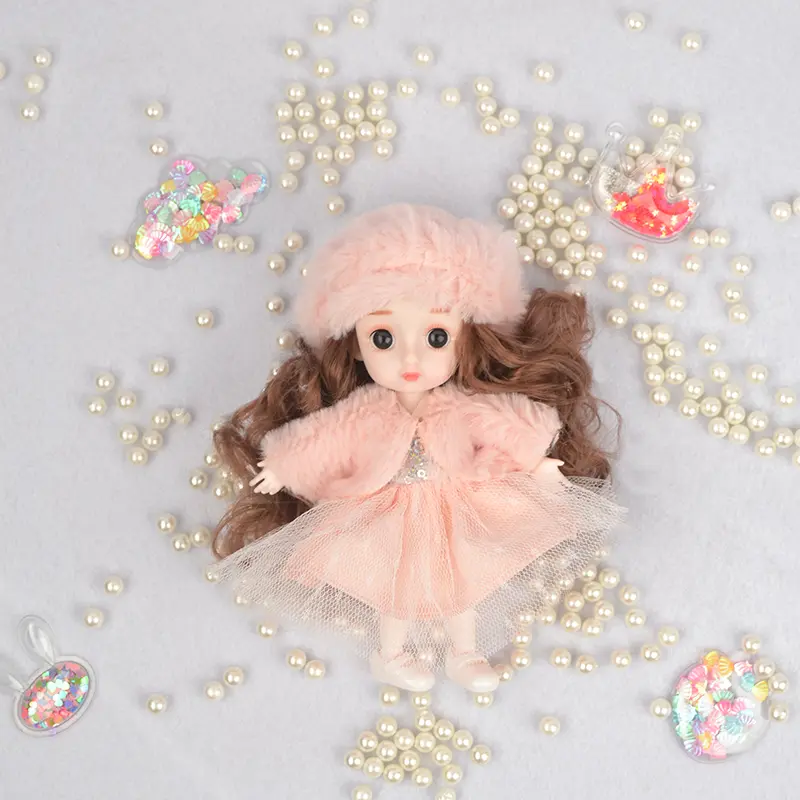 New Bjd 16 cm Doll Clothes 1/12 Dress Up Fashion Clothes For 15cm Dolls Suit Best Gifts for Girls Mini Toys ropa de muñeca