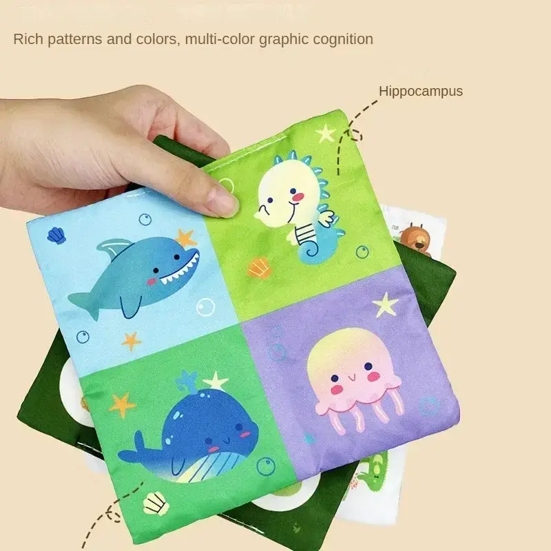 Baby Draw Paper Towel Tearing Tissue Box Baby Puzzle Early Education Montessori Children Cloth Toys Sensory Toys